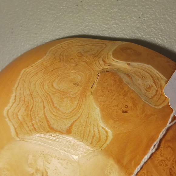 Hand Crafted One-of-a-kind Art Bowl Wood Turned Decor #eshopchicago #turned - Picture 9 of 10